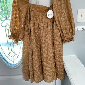 NWT - Gold Guest of Honor Dress